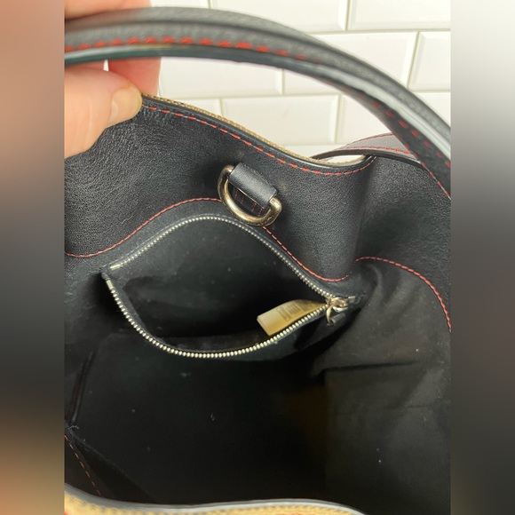 Burberry Sequin Hearts Canvas Bucket Bag Limited Edition Hearts Multi Color - Picture 5 of 14